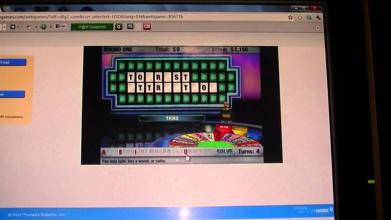 Play wheel of fortune 2 online