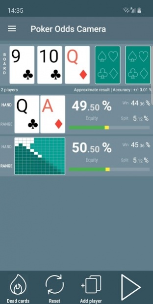 Random poker hand